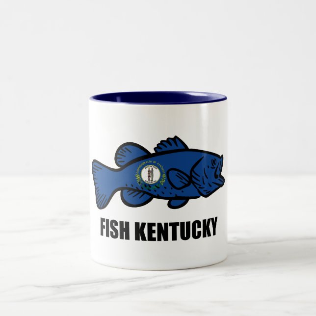 Tasse 2 Couleurs Poisson Kentucky (Centre)