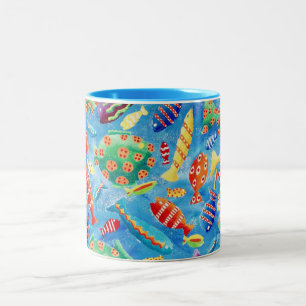 Tasse 2 Couleurs Poisson tropical