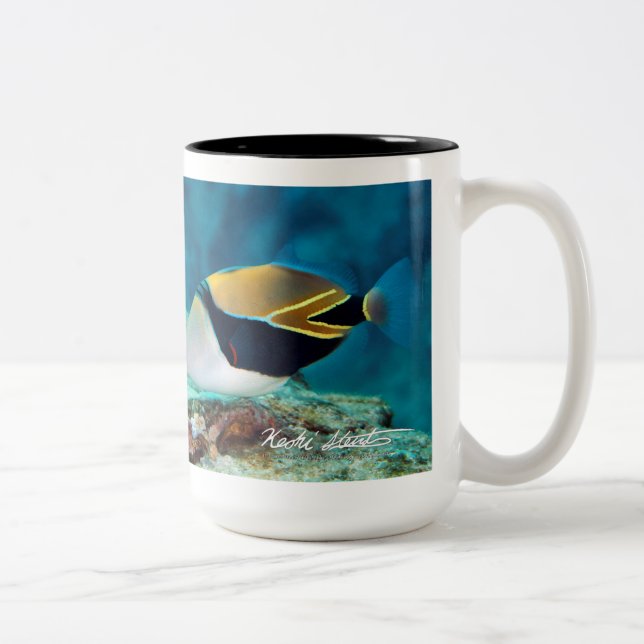 Tasse 2 Couleurs Poissons d'état d'Hawaï, Humuhumunukunukuapua'a (Droit)