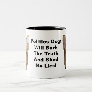 Tasse 2 Couleurs Politique Chien Berger Allemand Va Écorcher La Vér