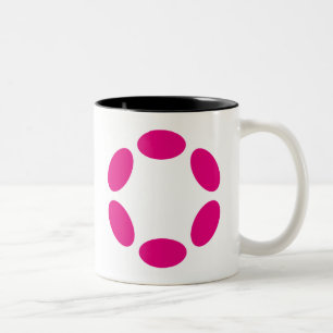 Tasse 2 Couleurs Polkadot