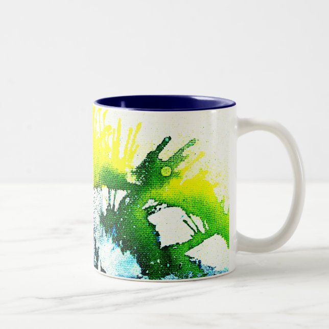 Tasse 2 Couleurs Polychromoptique #2A par Michael Moffa (Droit)