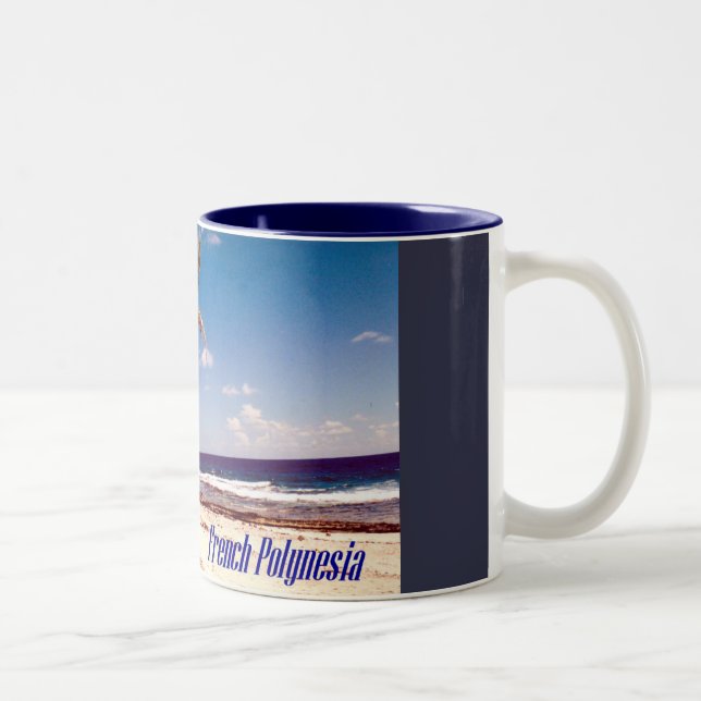 Tasse 2 Couleurs Polynésie française du Tahiti (Droit)