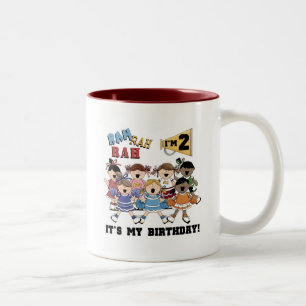 Tasse 2 Couleurs Pom-pom girl 2e Anniversaire Tshirts et cadeaux