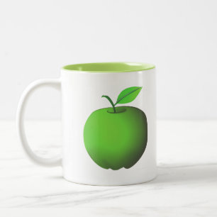 Tasse 2 Couleurs Pomme verte