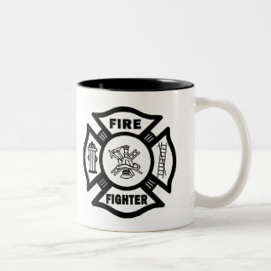 Tasse 2 Couleurs Pompier