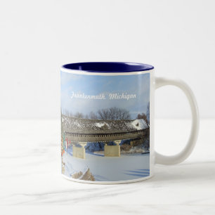 Tasse 2 Couleurs Pont couvert de Frankenmuth Michigan