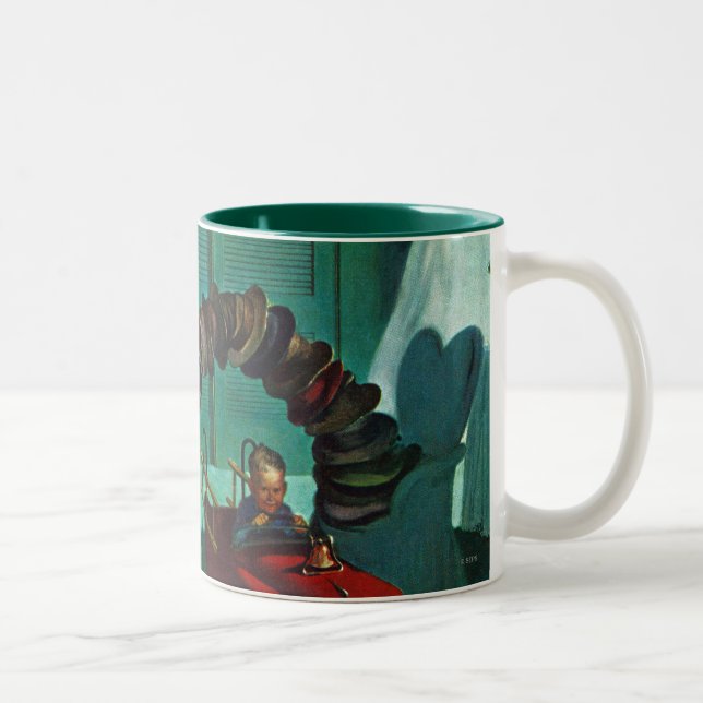 Tasse 2 Couleurs Pont en casquette (Droit)