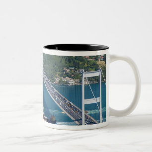 Tasse 2 Couleurs Pont Fatih Sultan Mehmet sur le Bosphore,