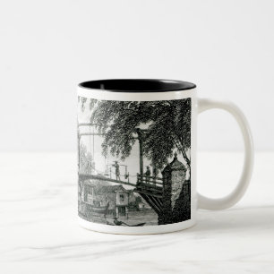 Tasse 2 Couleurs Pont-levis chez le Malacca, gravé par George Cook