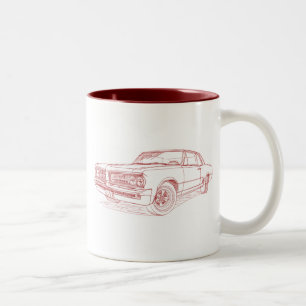 Tasse 2 Couleurs Pontiac GTO 1964