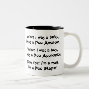 Tasse 2 Couleurs Poo Master