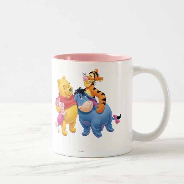 Tasse 2 Couleurs Pooh et amis 1 (Droit)