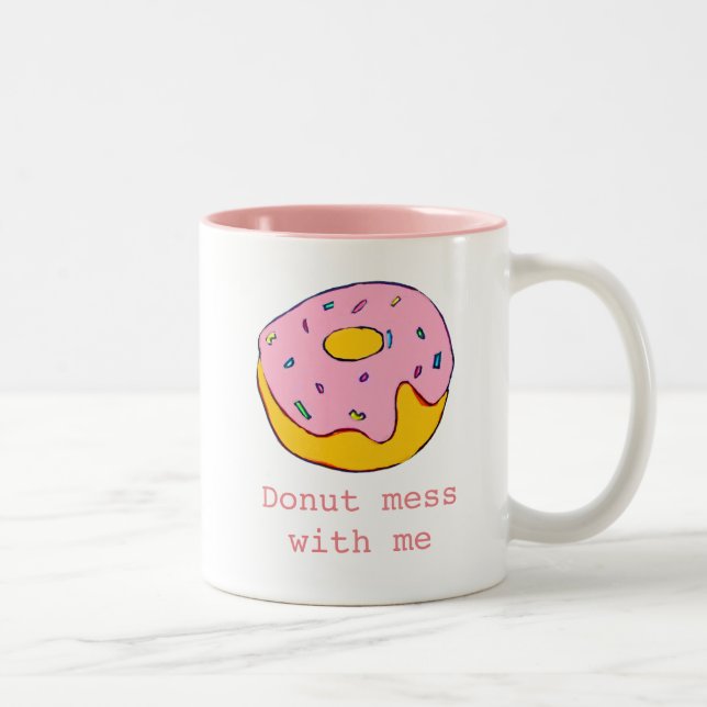Tasse 2 Couleurs Pop Art pastèque popsicle aux fruits mignons (Droit)