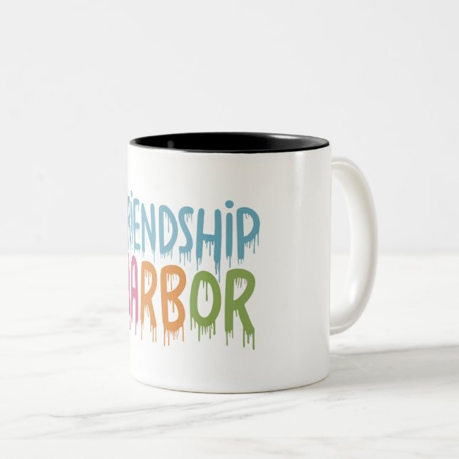 Tasse 2 Couleurs PORT FRiENDSHiP (Devant droit)