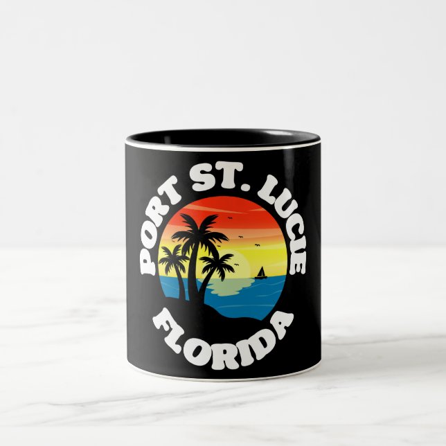 Tasse 2 Couleurs Port St. Lucie, Floride (Centre)