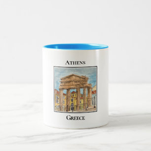 Tasse 2 Couleurs Porte d'Athéna Archegetis, Athènes, Grèce