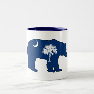 Tasse 2 Couleurs Porte-drapeau de Caroline du Sud