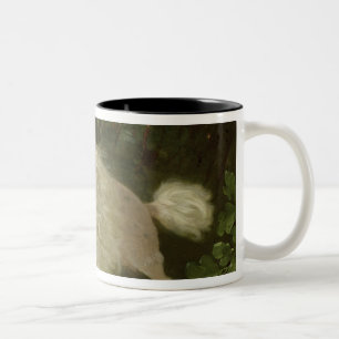 Tasse 2 Couleurs Portrait d'un caniche