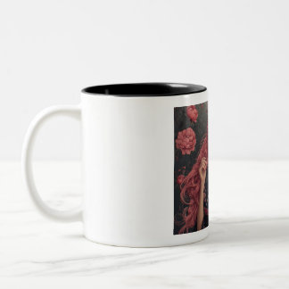 Tasse 2 Couleurs Portrait of floral elegance