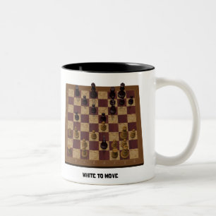 Tasse 2 Couleurs Position d'échecs - pouvez-vous repérer une
