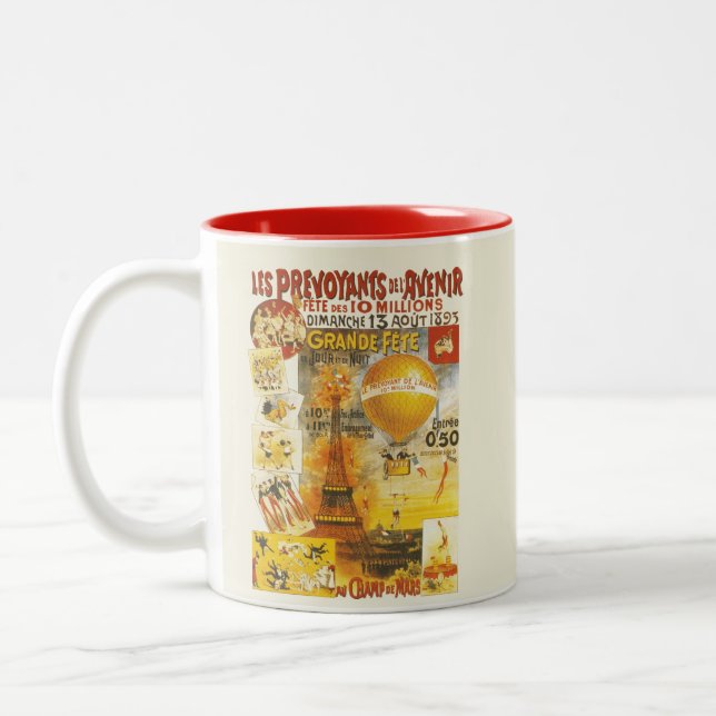 Tasse 2 Couleurs Poster de la foire Antique Grand Fete (Gauche)