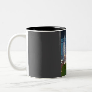 Tasse 2 Couleurs Poster de voyage de Nashville Tennessee Usa City
