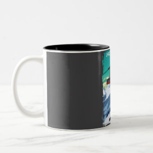 Tasse 2 Couleurs Poster de voyage Jackson Hole Wyoming