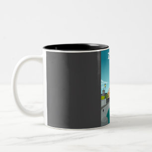 Tasse 2 Couleurs Poster de voyage Zurich Suisse
