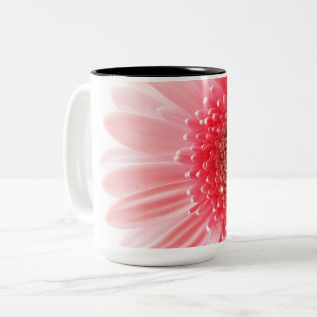 Tasse 2 Couleurs Poster Gerbera Daisy (Devant gauche)