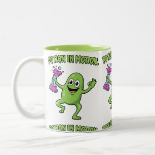Tasse 2 Couleurs Potion en Mouvement Monstre de Danse Drôle Laborat