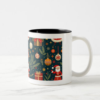 Tasse 2 Couleurs Poubelles de Noël
