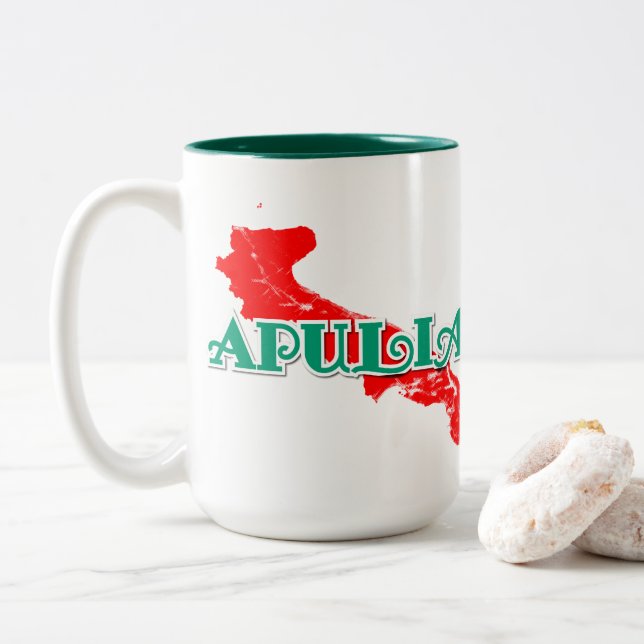 Tasse 2 Couleurs Pouilles (Avec donut)