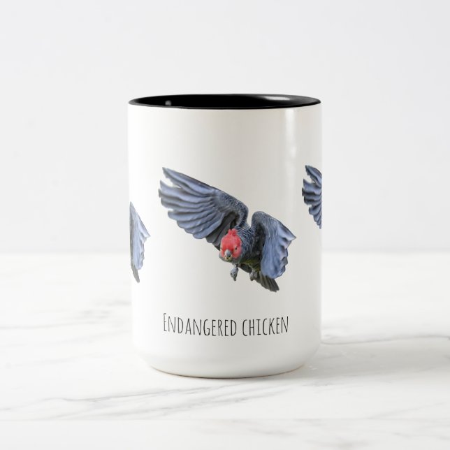 Tasse 2 Couleurs Poulet à la porte grinçante (Centre)