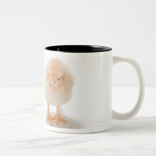 Tasse 2 Couleurs Poulet de bébé et faux poulet mécanique (Droit)