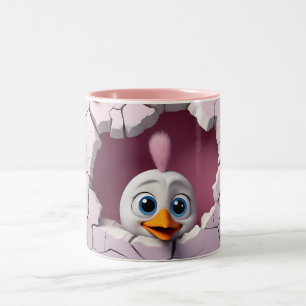 Tasse 2 Couleurs Poulet mou