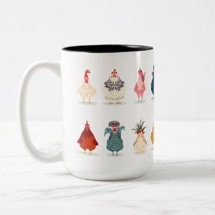 Tasse 2 Couleurs  Poulet mou
