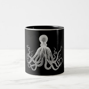 Tasse 2 Couleurs Poulpe vintage