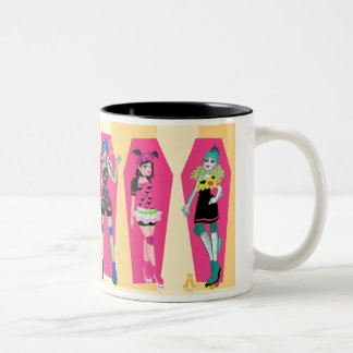 Tasse 2 Couleurs Poupée Monster Vendredi Nuit Frights Roller Derby 