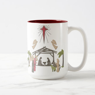 Tasse 2 Couleurs Pour Dieu ainsi aimé le monde