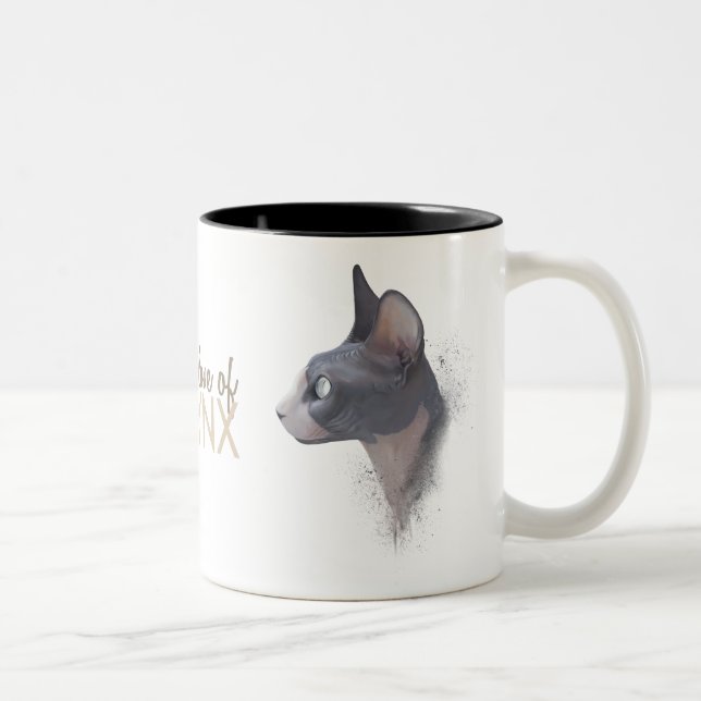 Tasse 2 Couleurs Pour l'amour de SPHYNX (Droit)