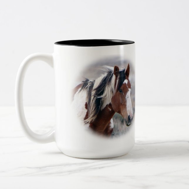 Tasse 2 Couleurs Pour toujours à mon coeur (Gauche)