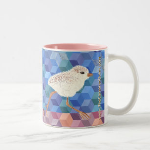 Tasse 2 Couleurs Poussin de Pluvier neigeux