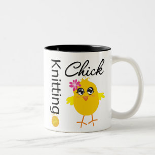 Tasse 2 Couleurs Poussin de tricot
