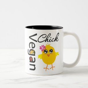 Tasse 2 Couleurs Poussin végétalien