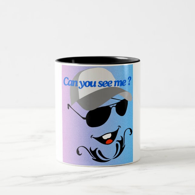 Tasse 2 Couleurs Pouvez-Vous Me Voir ? (Centre)