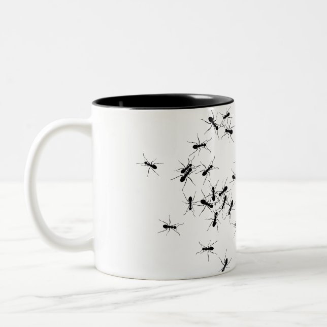 Tasse 2 Couleurs Prank Insect Design. Fourmis (Gauche)