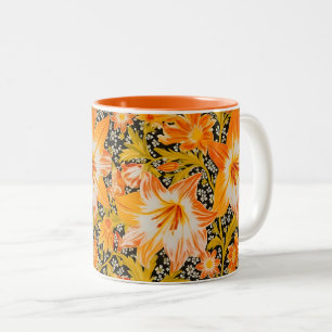 Tasse 2 Couleurs Pré-raphate de William Morris Golden Lily Vintage