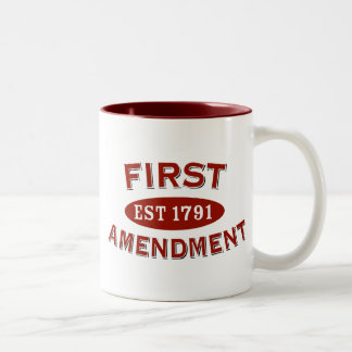 Tasse 2 Couleurs Premier amendement