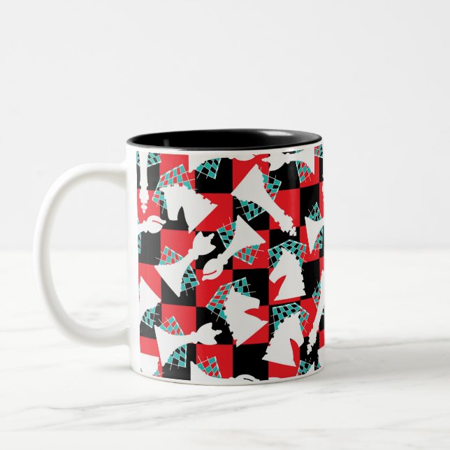 Tasse 2 Couleurs Premier déplacement des échecs (Gauche)